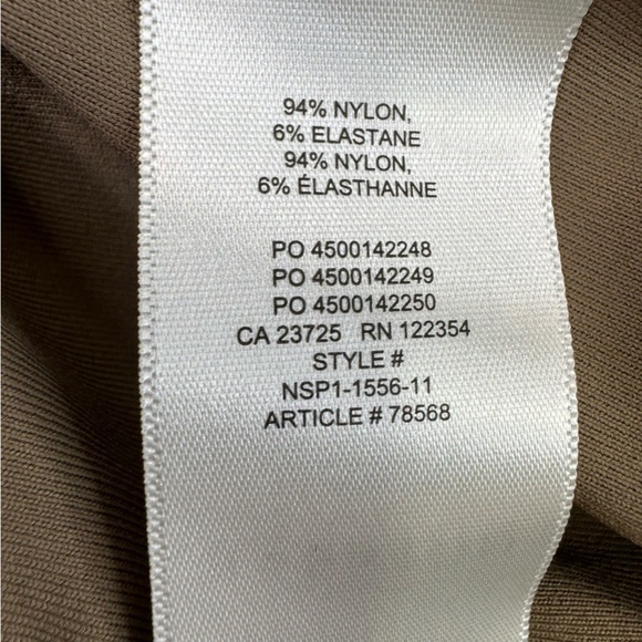 Aritzia Babaton Contour Mockneck Longsleeve Bodysuit in Clay Size 1x - Picture 14 of 15